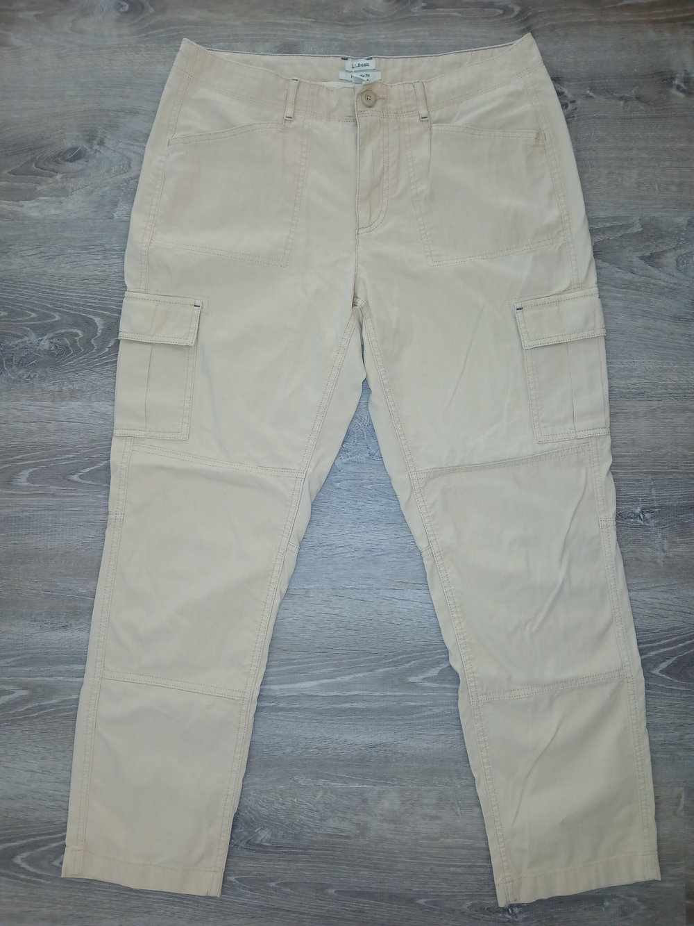 L.L. Bean Beige Cargo Pants